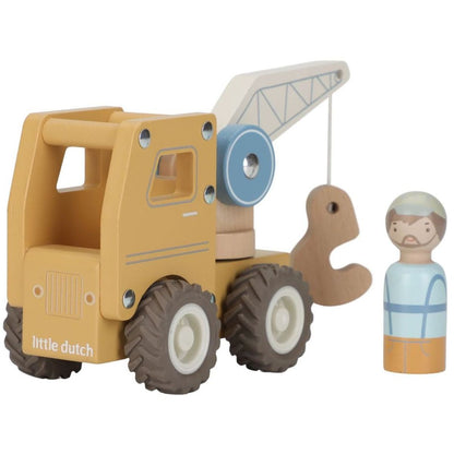 Little Dutch Autojeřáb dřevěný