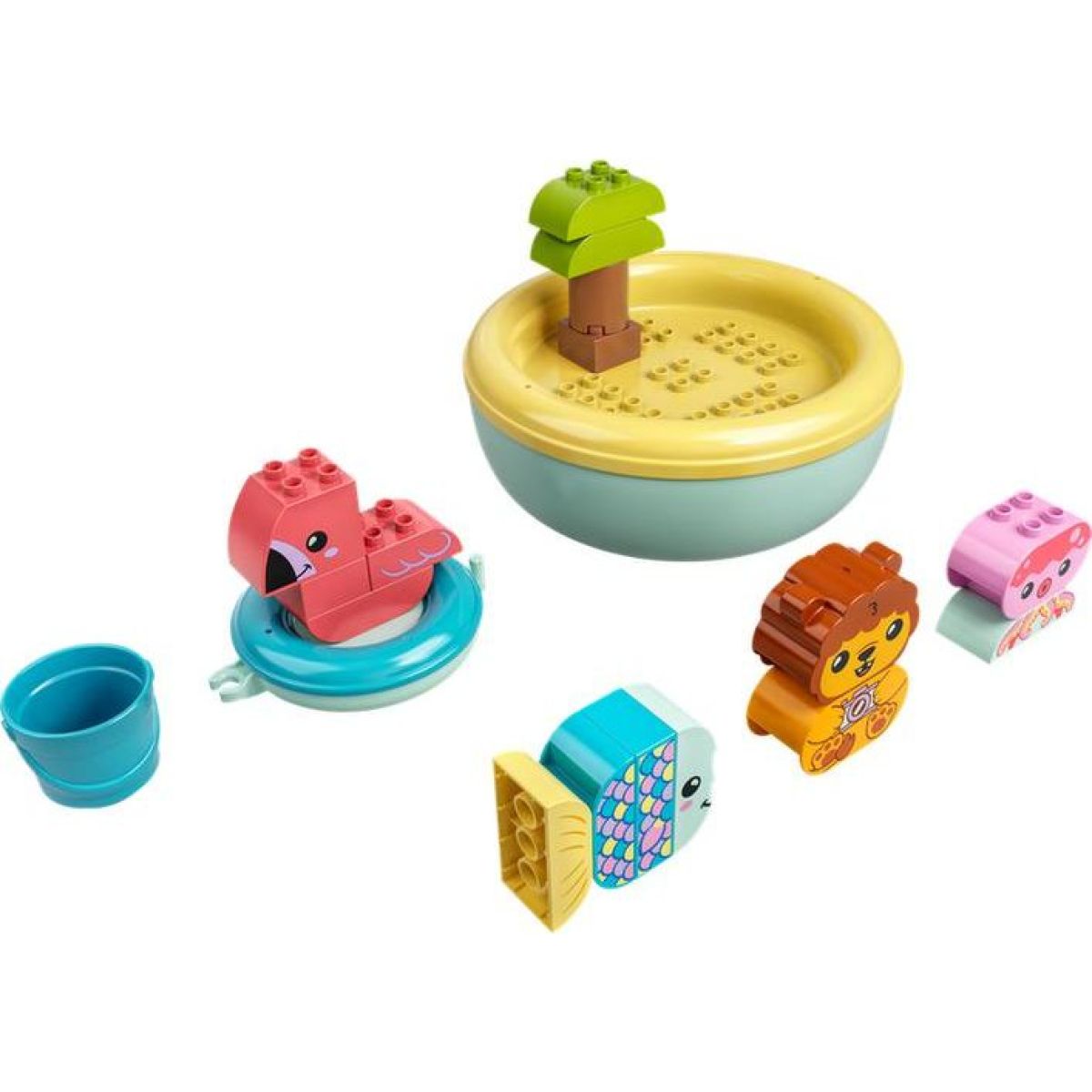 LEGO® DUPLO® 10966 Legrace ve vaně Plovoucí ostrov se zvířátky - Poškozený obal