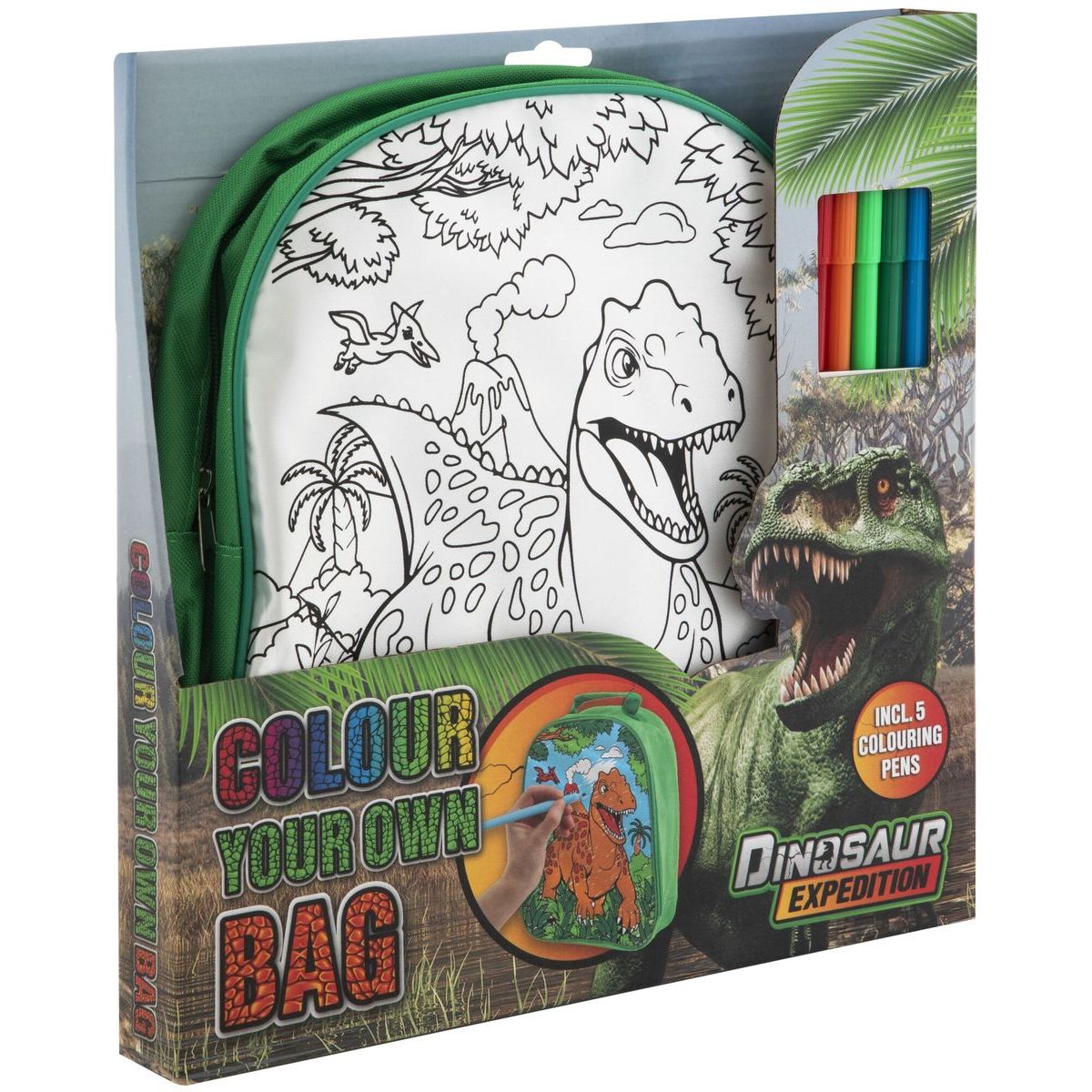 Batoh vybarvovací Dinosaurus