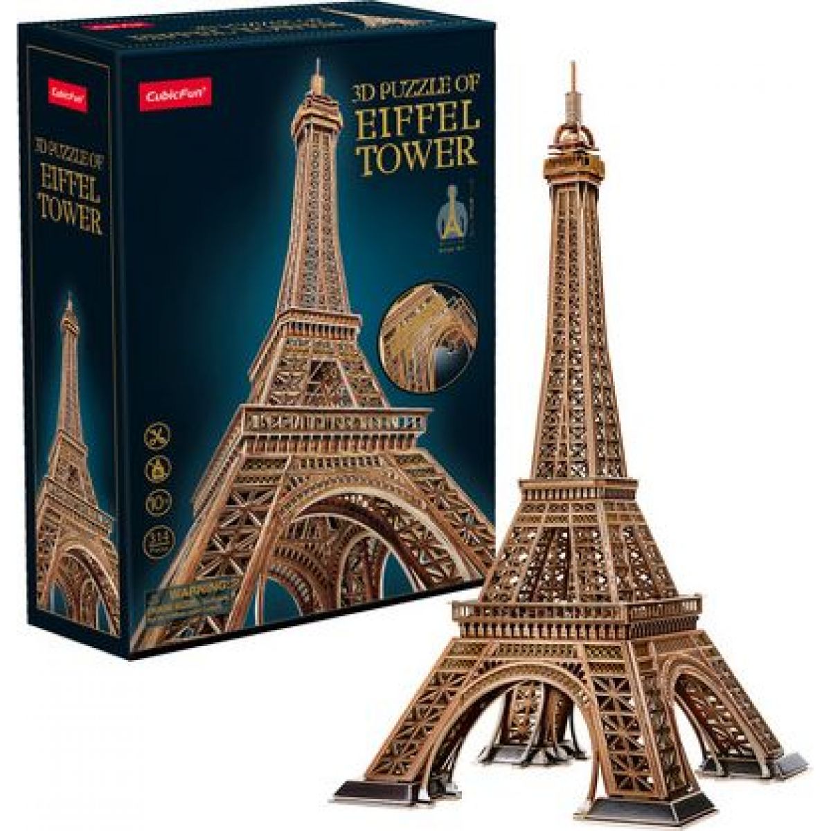 CubicFun 3D puzzle Eiffelova věž 97 cm 314 dílků