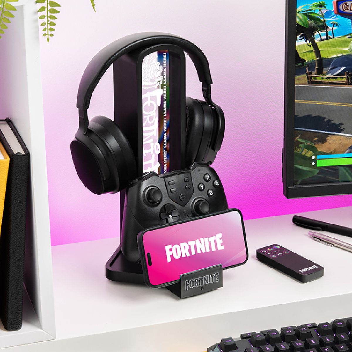 Paladone Fortnite držák sluchátek se světlem