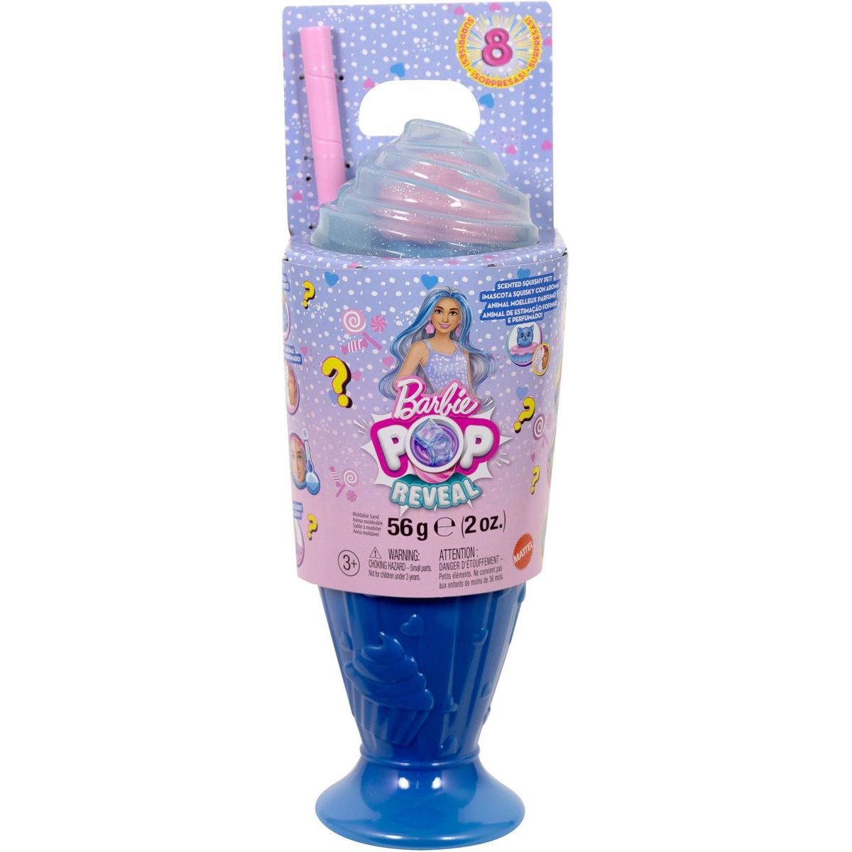 Barbie Pop Reveal odměny - modrá