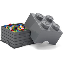 LEGO® Úložný box 25 x 25 x 18 cm Tmavě šedá