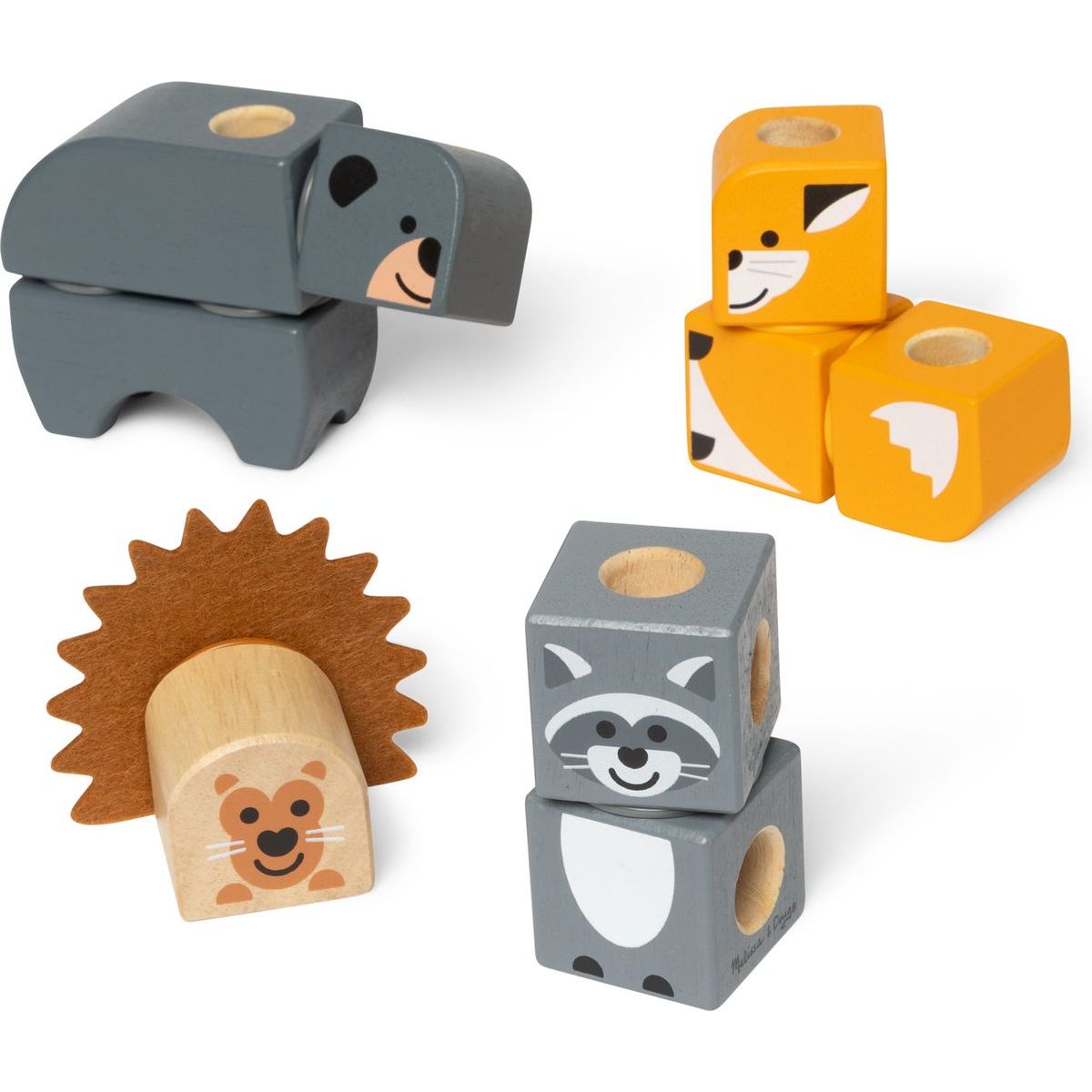 Melissa & Doug blockables stavebnice divočina