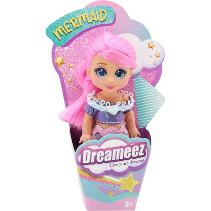 Funville Dreameez mini mořská panna v kornoutku tmavě růžové vlasy