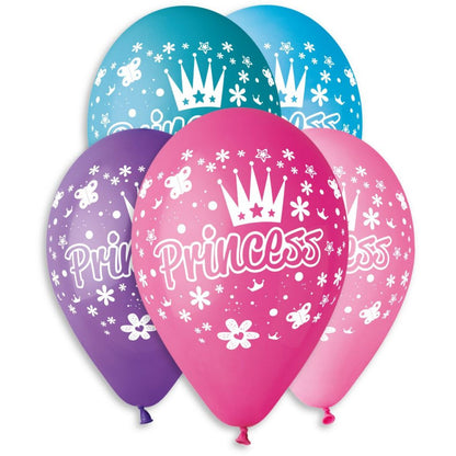 Smart Balloons Nafukovací balonky princezny průměr 30 cm 5 ks