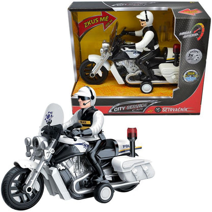Sparkys CITY SERVICE CAR - 1:16 Policejní motorka