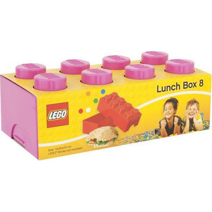 LEGO® Box na svačinu 10 x 20 x 7,5 cm růžový