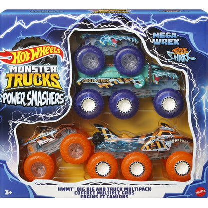 Hot Wheels Monster Trucks Power Smashers tahač a truck