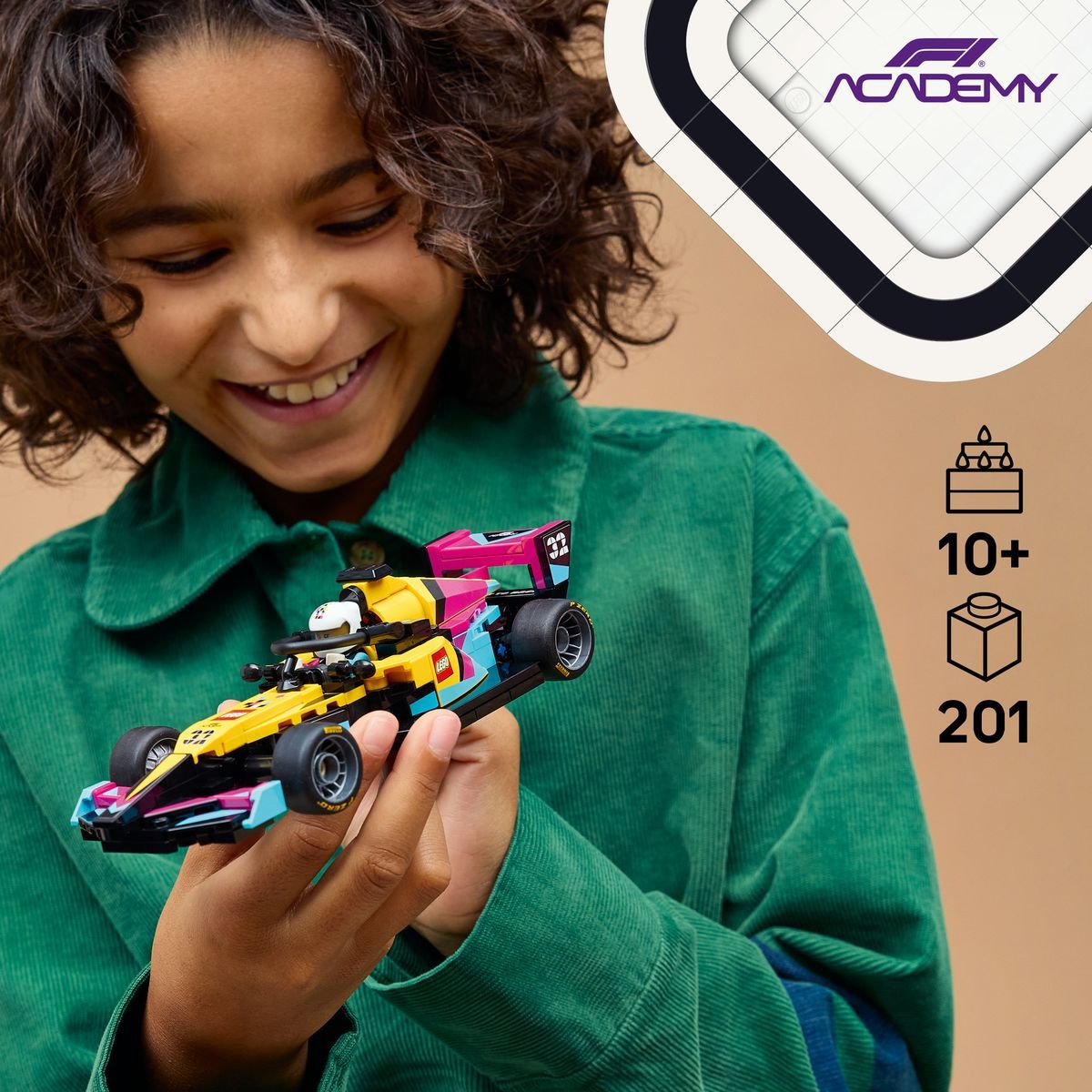 LEGO® Speed Champions 77258 Závodní auto F1 ACADEMY™