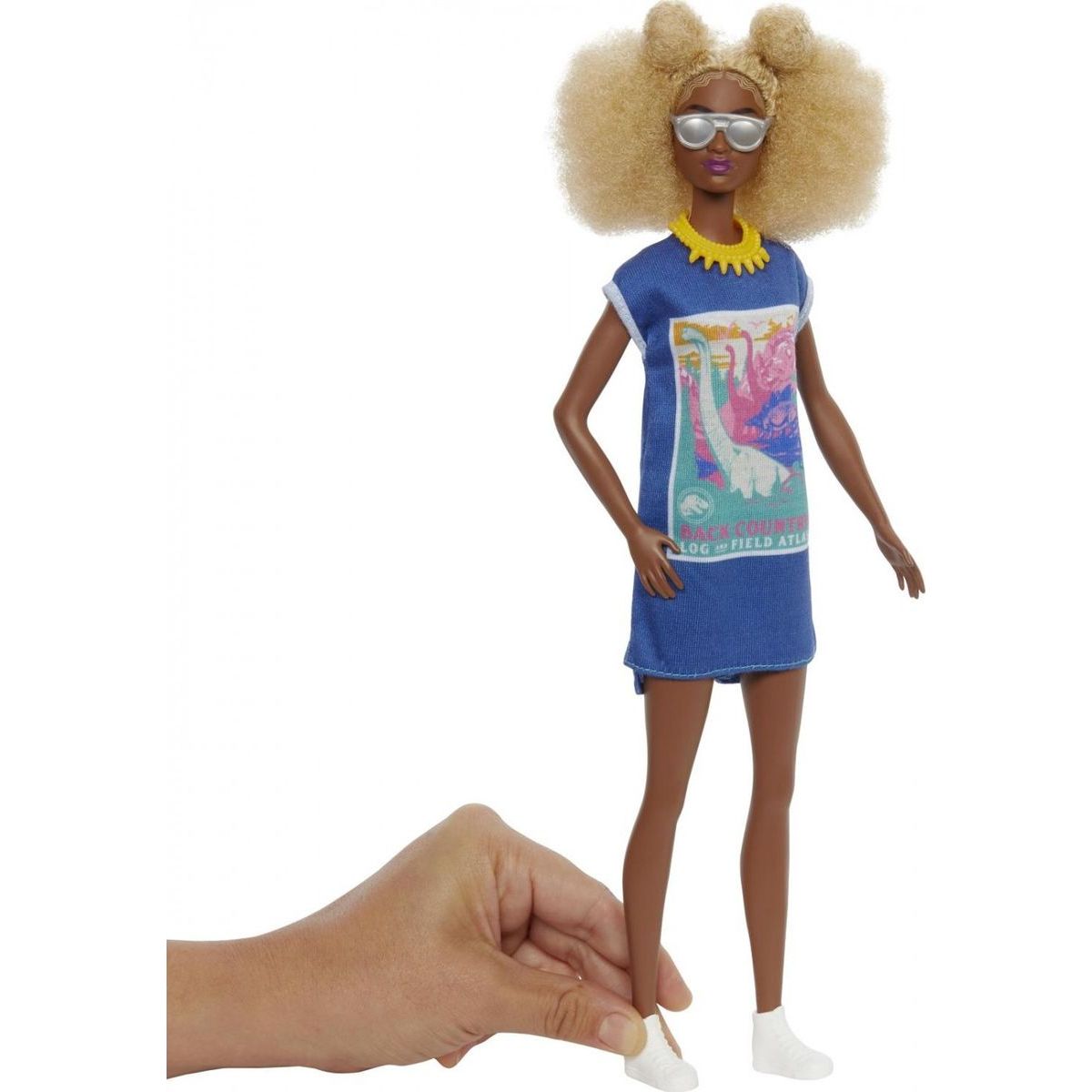 Mattel Barbie obleček 30 cm s doplňky v praktickém balení Jurský svět GRD47