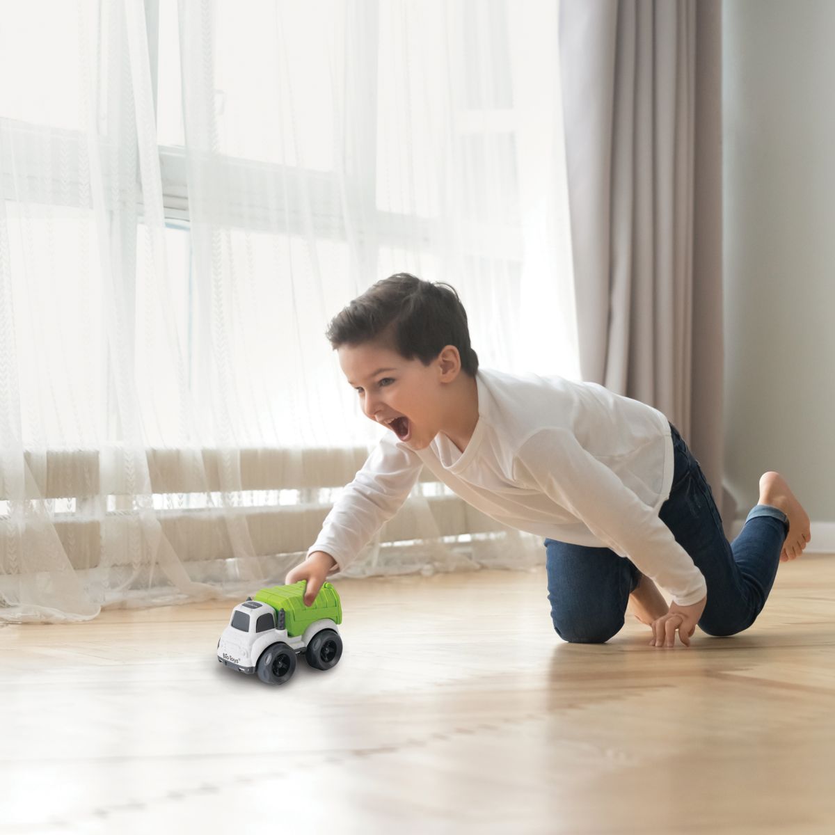 Lexibook Sada nákladních aut z bioplastu 10 cm