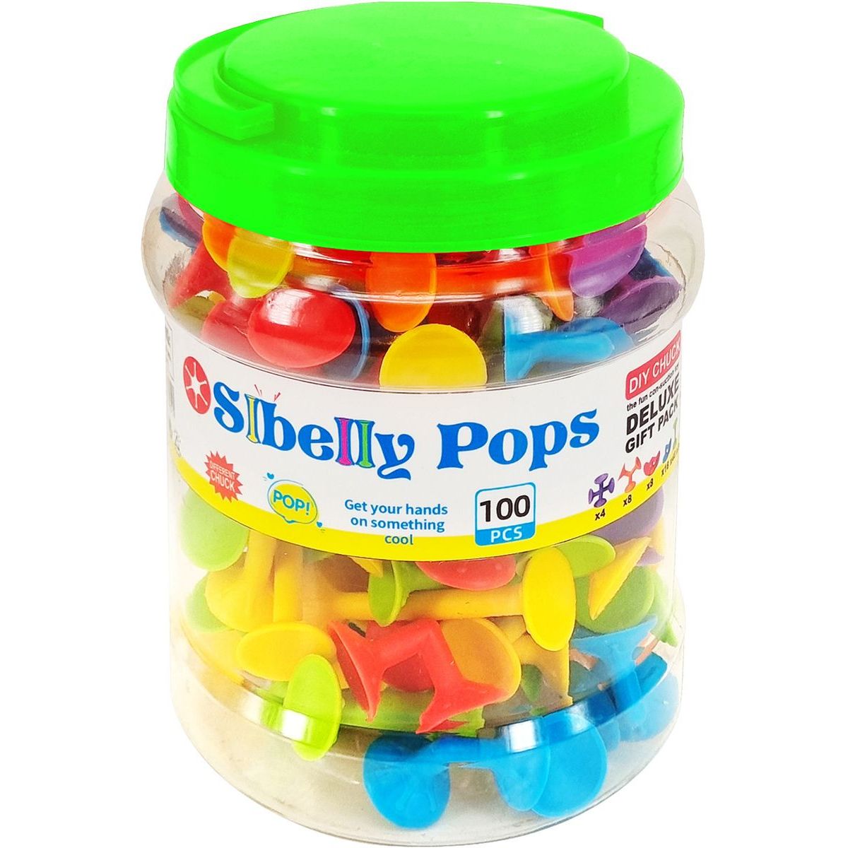 Alltoys Hrací set s přísavkami 100 ks