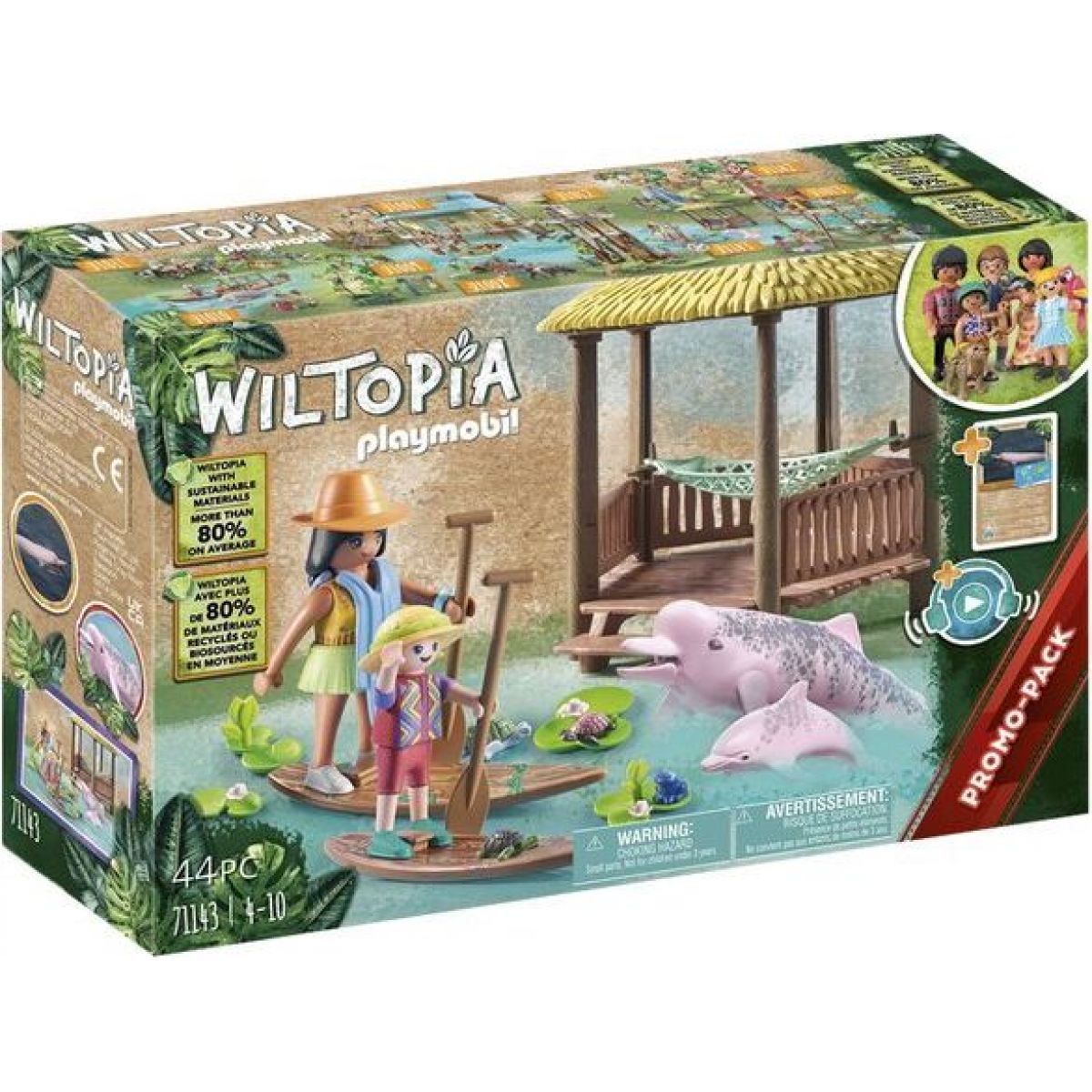PLAYMOBIL® 71143 Wiltopia Výprava za říčními delfíny
