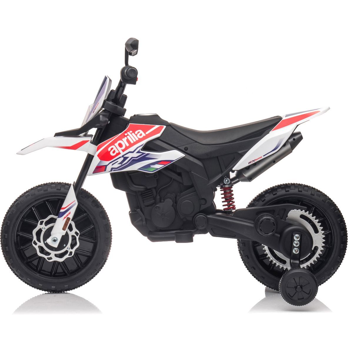 Sparkys Dětská elektrická motorka APRILIA RX-125 bílá