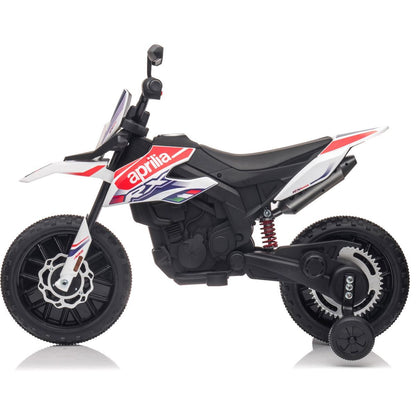 Sparkys Dětská elektrická motorka APRILIA RX-125 bílá