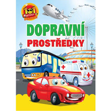 FONI Book Pracovní sešit 101 aktivit s nálepkami Dopravní prostředky CZ verze