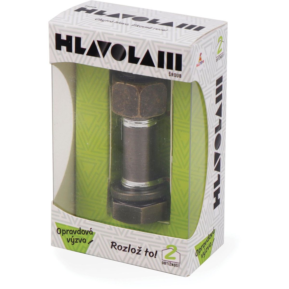 Alltoys Kovový hlavolam Šroub