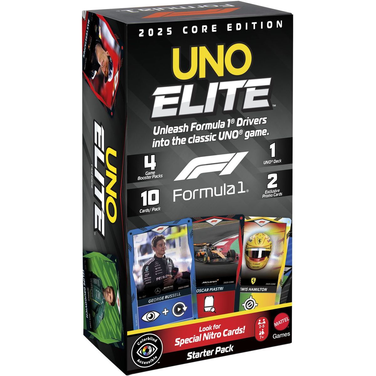 Mattel Uno Formula 1 Elite racers