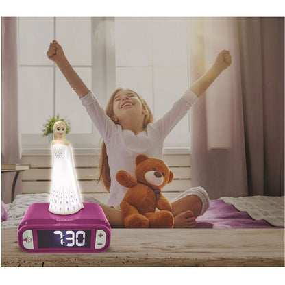 Lexibook Budík s nočním 3D světlem Ledové království Elsa