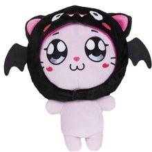 TM Toys Hoody Kin Academy Plyšová kočka Lumi s kapucí netopýra 29 cm