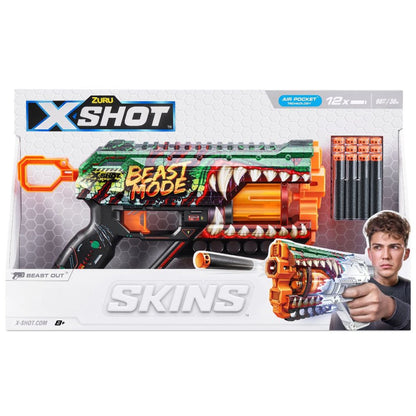 ZURU X-SHOT SKINS GRIEFER s 12 náboji krokodýl