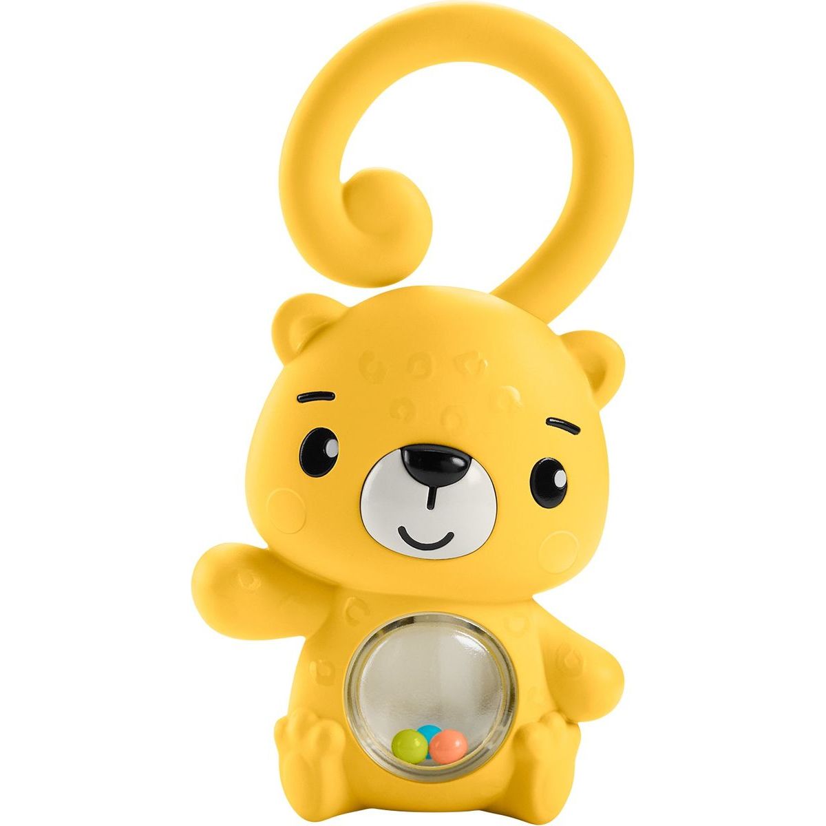 Fisher-Price zvířecí chrastítka 13 cm medvídek žlutý