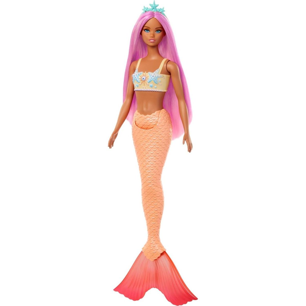 Mattel Barbie Pohádková mořská panna - žlutá