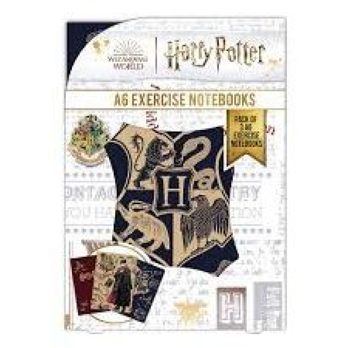 Bluesky Harry Potter Set bloků A6 Hogwarts Wizard