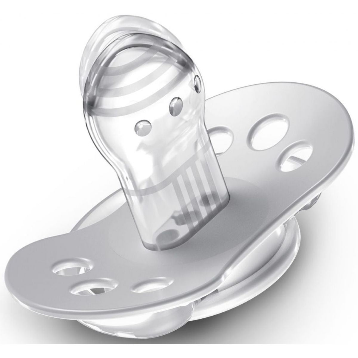 LOVI Dudlík silikonový dynamický Salt & Pepper 6-18 m 2 ks