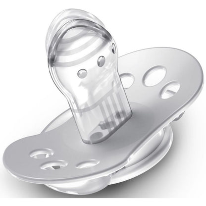 LOVI Dudlík silikonový dynamický Salt & Pepper 6-18 m 2 ks