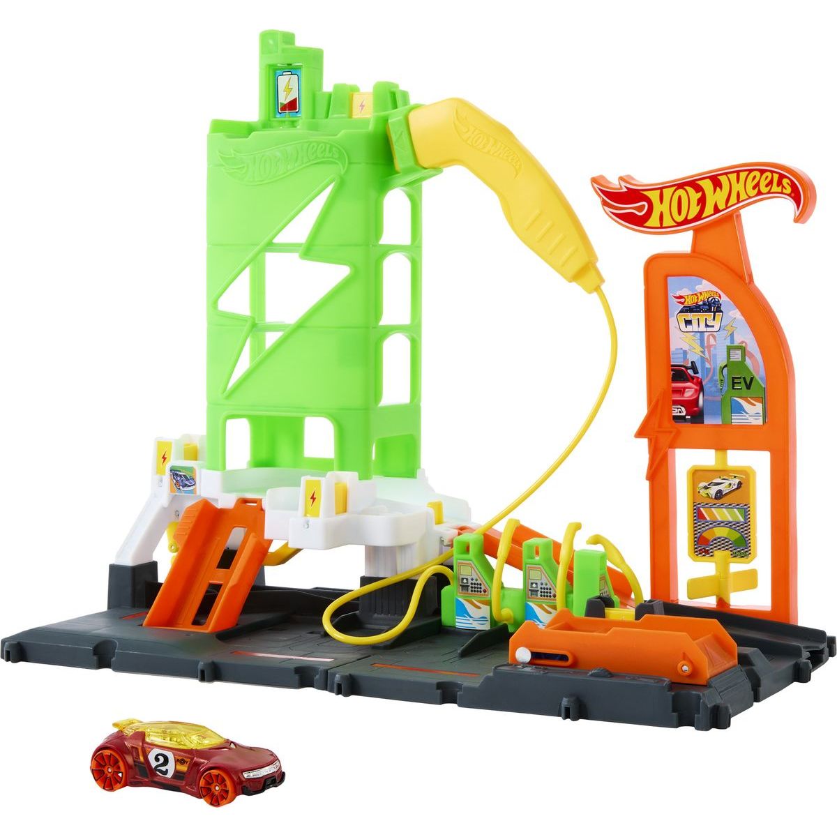 Mattel Hot Wheels City super nabíjecí stanice