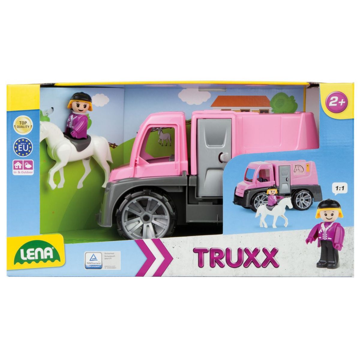 Lena Truxx koňský transport, ozdobný kartón