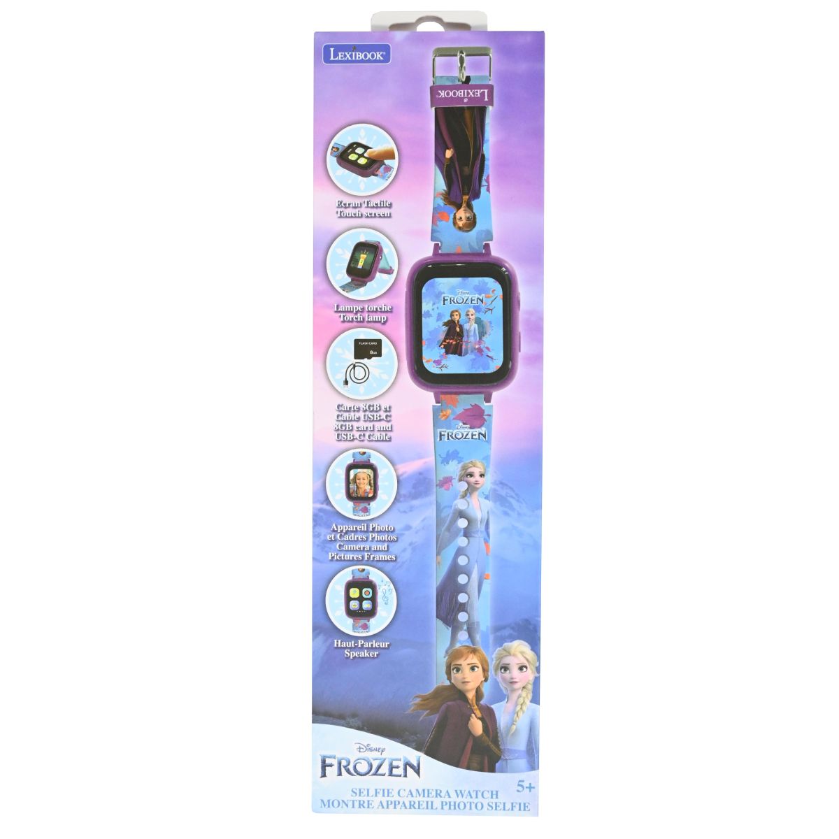 Lexibook Hodinky s kamerou Frozen a 8GB SD kartou