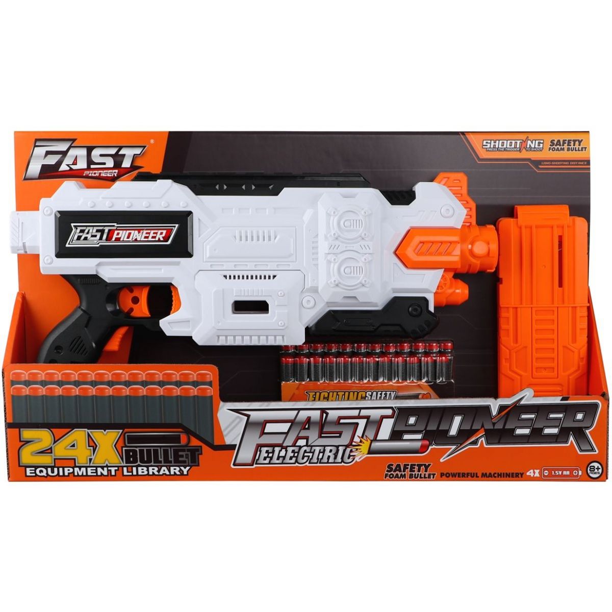 Alltoys Blaster Fast + 24 ks nábojů