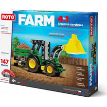 Roto Stavebnice 4 v 1 Farmářská technika 147 dílků