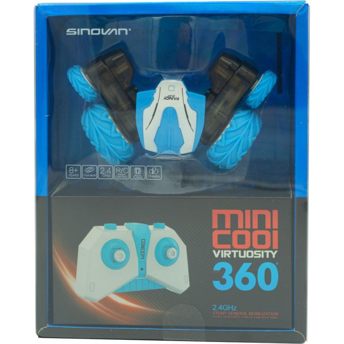 Alltoys Kaskadérské RC auto mini modré (88B)