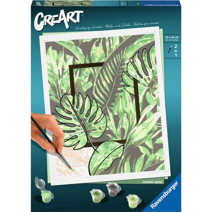 CreArt 202720 Buď šťastný: Zelené listy