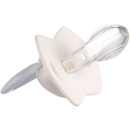 Canpol babies Set symetrických silikonových dudlíků Light touch 6-18m Royal Baby modrý