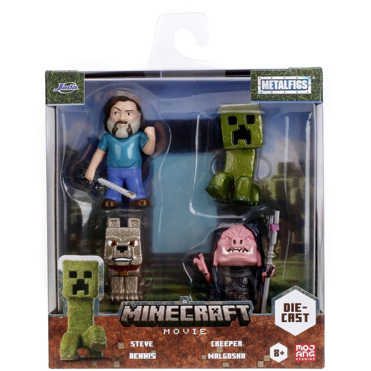 Minecraft Movie figurky 2,5 palce sada 4ks