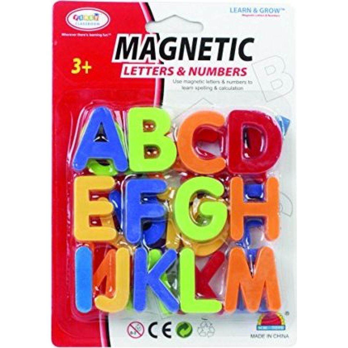 Alltoys magnetická písmenka číslice veliká písmenka