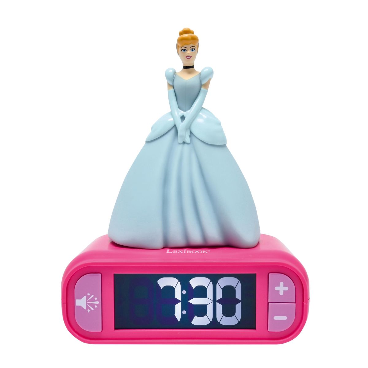 Lexibook Budík Disney princezny se svítící figurkou