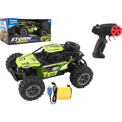 RC auto buggy terénní zelené 22 cm 2,4GHz