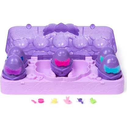 Hatchimals karton zvířátek neónová duha
