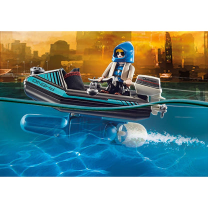 PLAYMOBIL® 70782 Policejní Jetpack Zatčení zloděje umění
