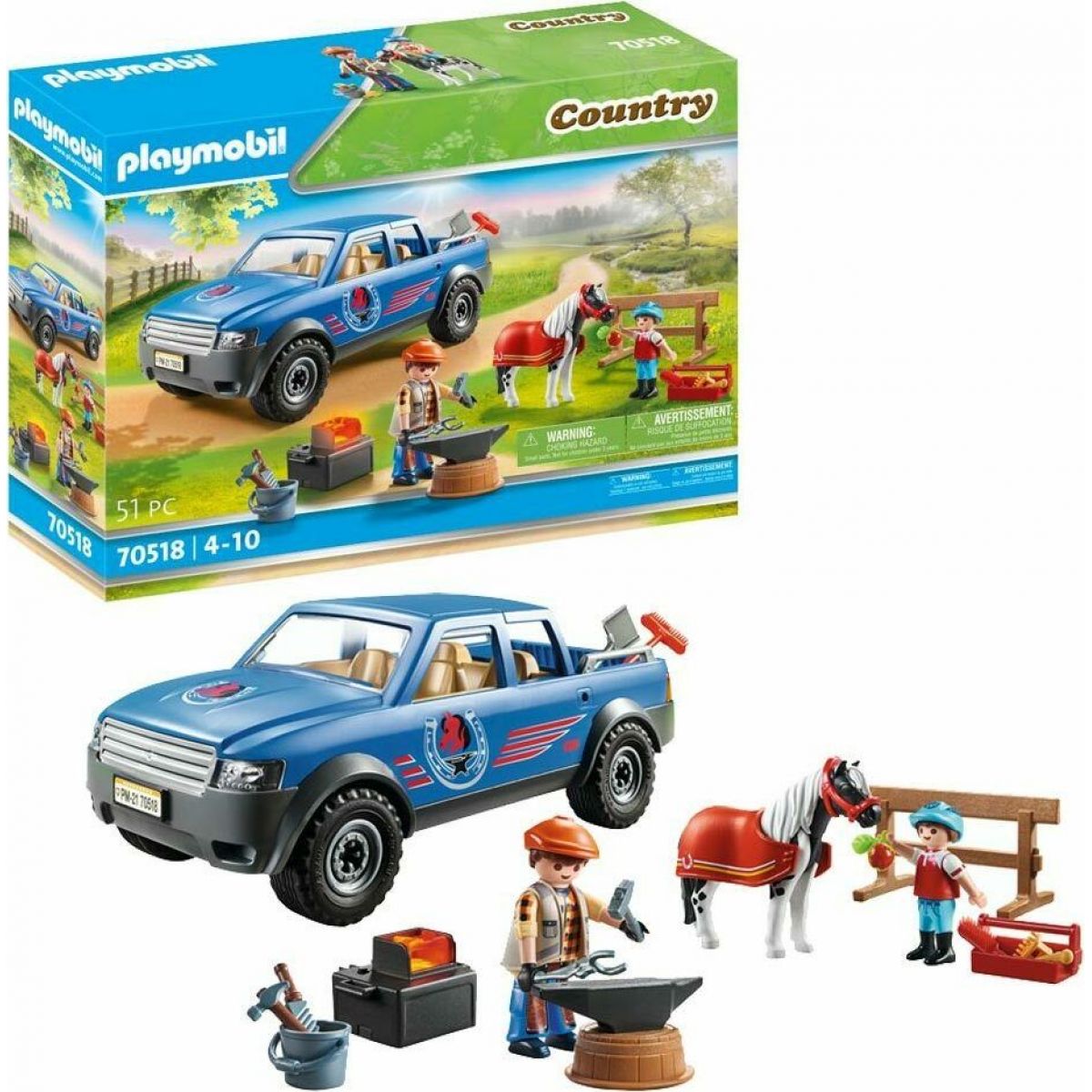 PLAYMOBIL® 70518 Mobilní podkovářství