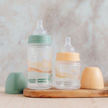 Canpol babies Antikoliková lahev EasyStart Mountains 240 ml béžová