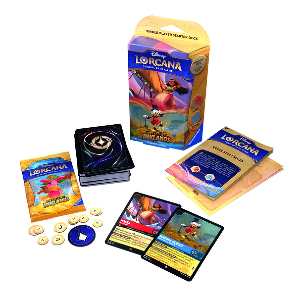 Disney Lorcana TCG: Into the Inklands - Starter Deck Ruby & Sapphir