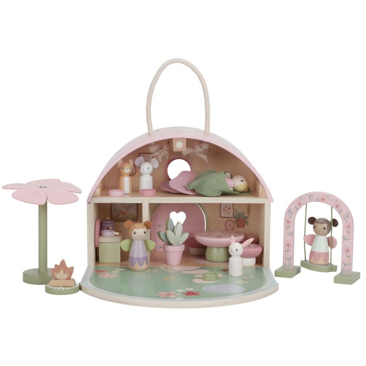Little Dutch Domeček pro víly dřevěný přenosný Fairy Garden
