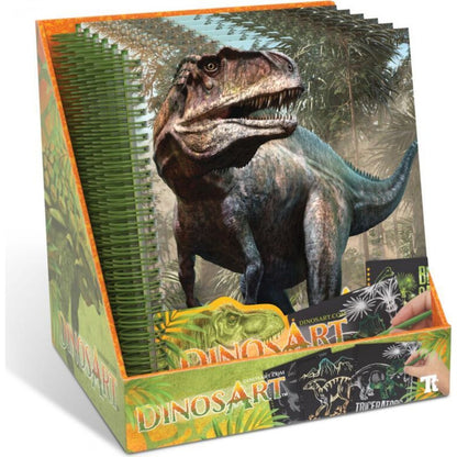 Nebulous Stars Dinosauři Vyškrabovací deníček